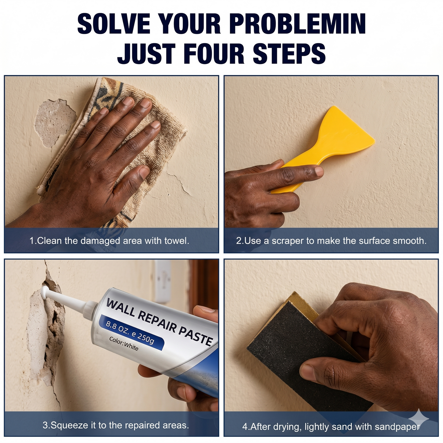 2PCS Efficient Drywall Repair Kit