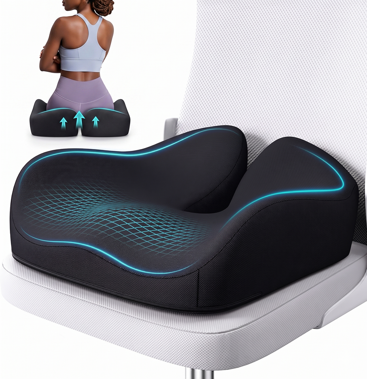 U-Shaped lumbar Ergonomic Cushion