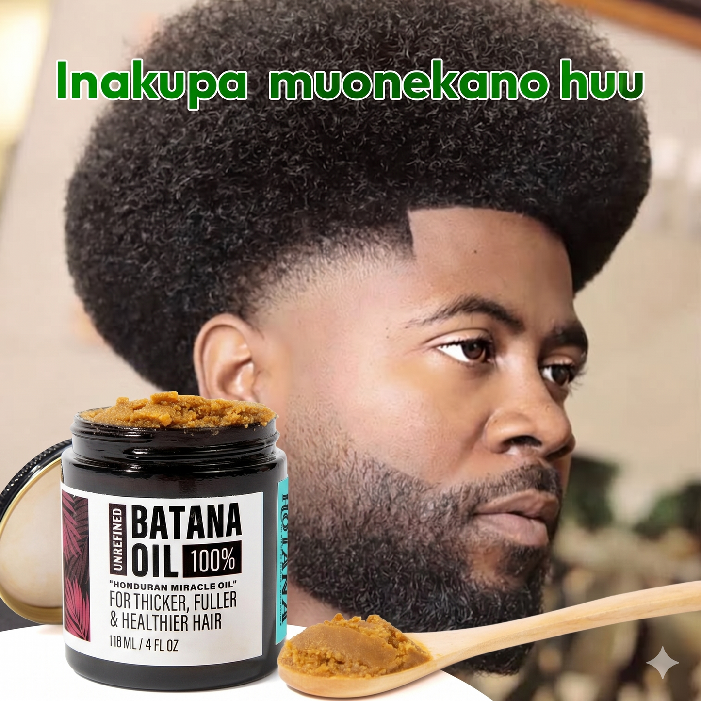 100% Natural Unrefined Batana oil Hair Growth & Thicker Hair