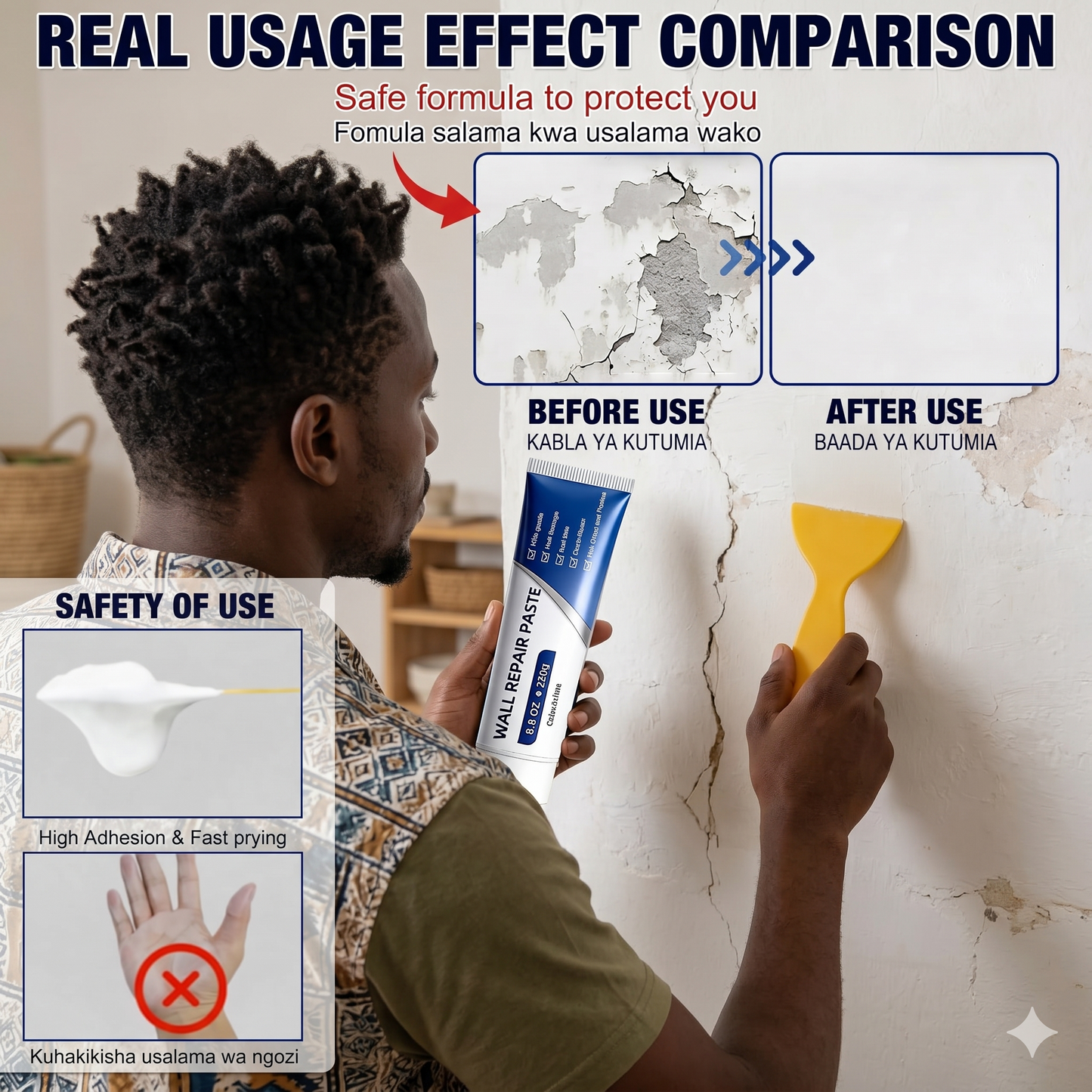 2PCS Efficient Drywall Repair Kit