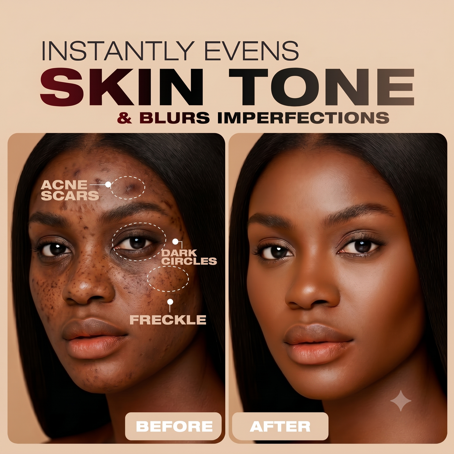 Smart 4-in-1 Solid Serum Skin Tint & Foundation Stick Duo Pack