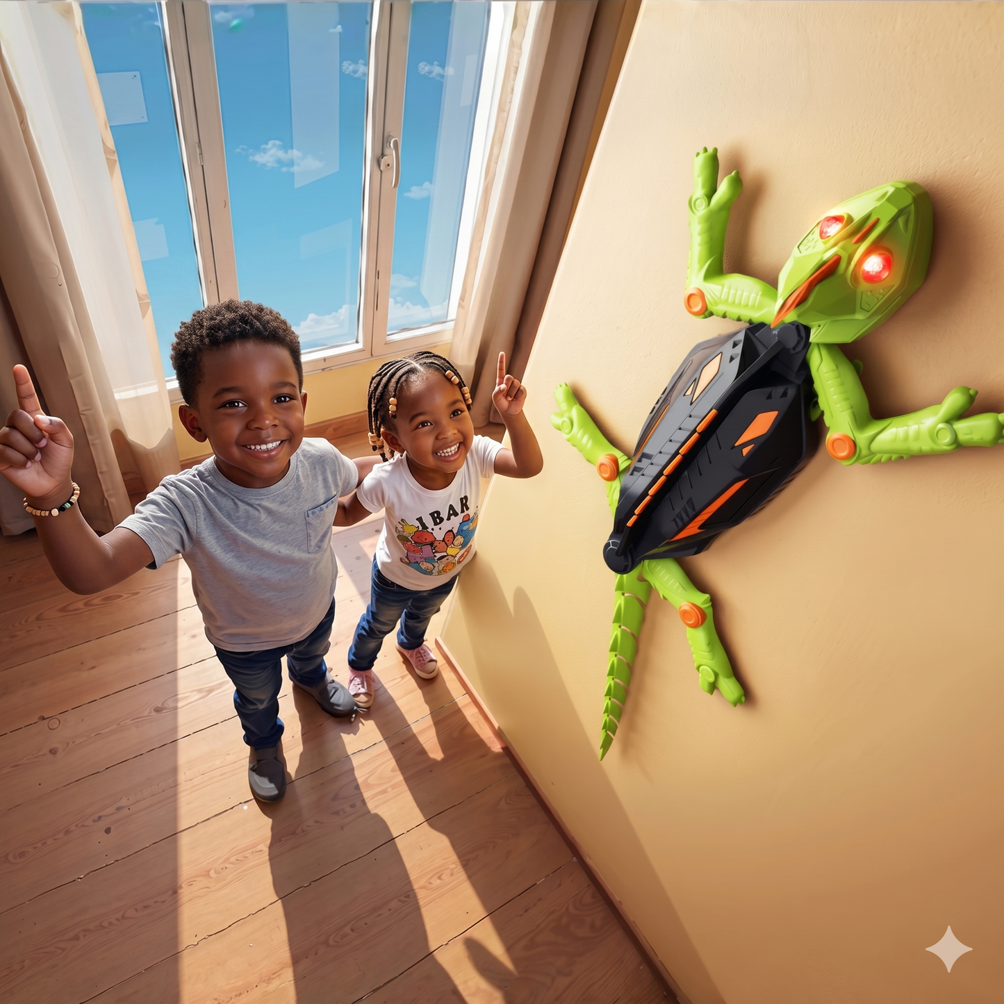 Anti-Gravity RC Wall Climbing Gecko