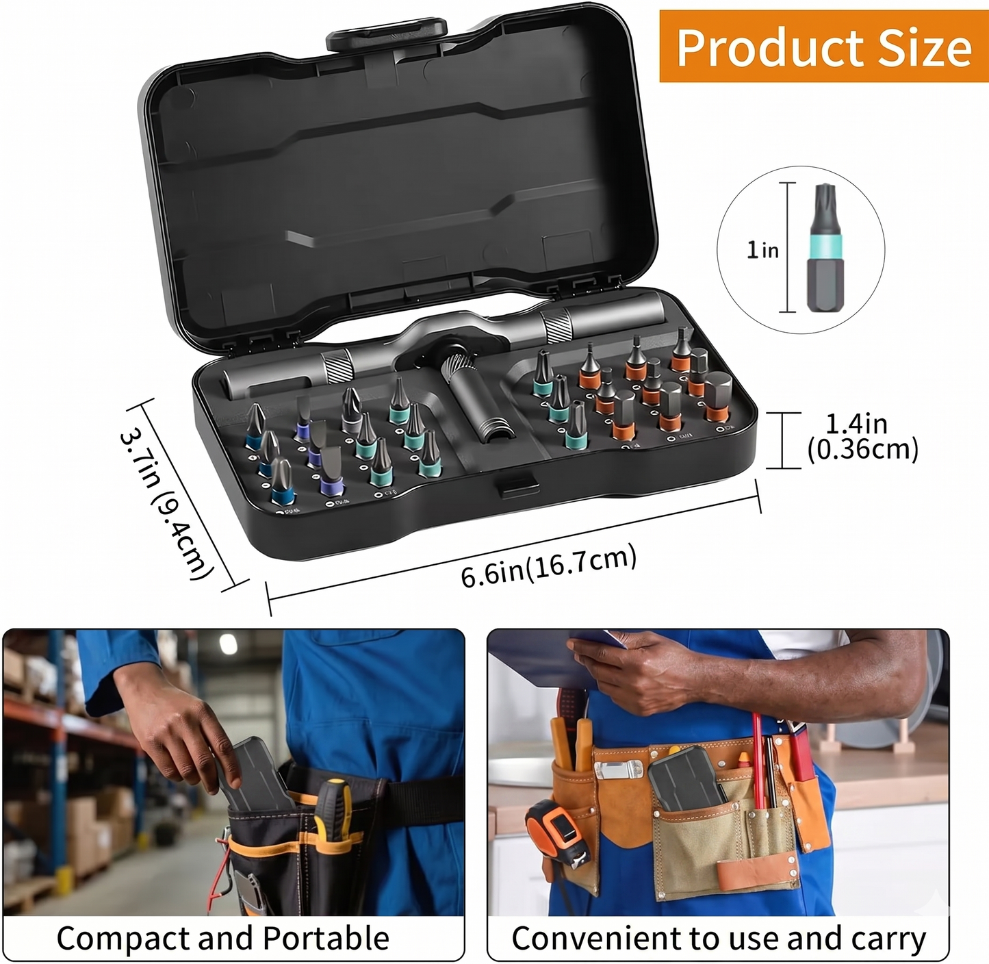 Ultimate 24-in-1 Magnetic Ratchet Screwdriver Kit