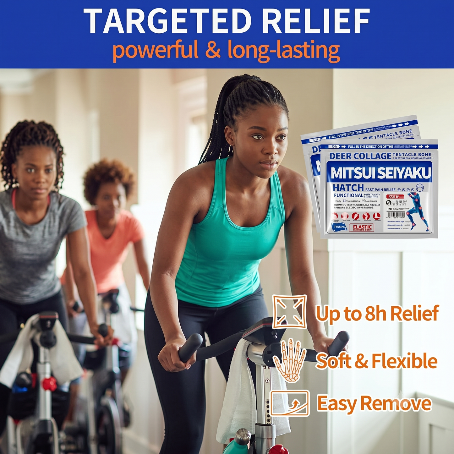 Natural DRMITSUI Seiyaku Advanced Bone Pain & Muscle Recovery Patches