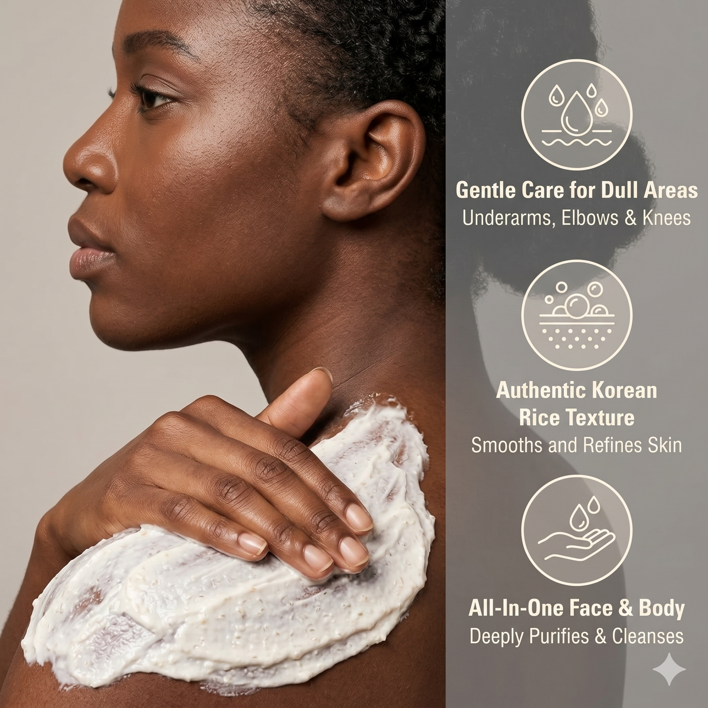 Natural Korean Rice Hydrating Face & Body Mask