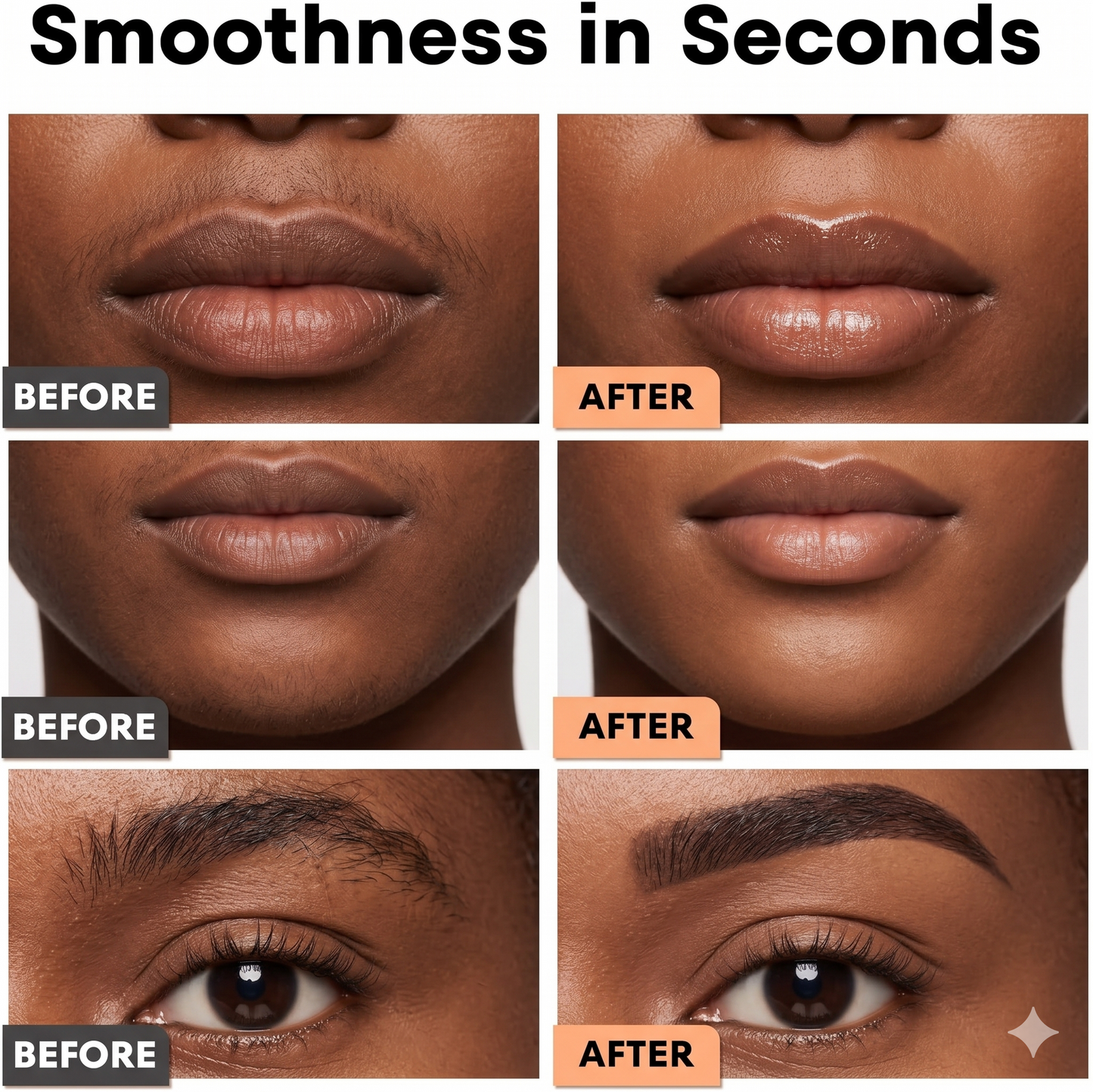 2-in-1 Women's Eyebrow and Facial Hair Removal Device
