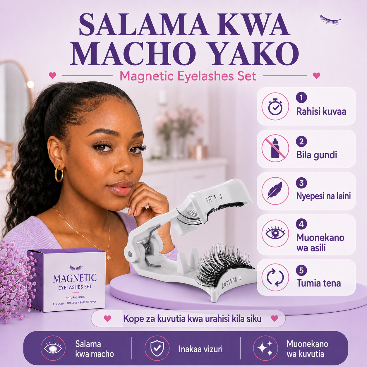 Magnetic Eyelashes Set