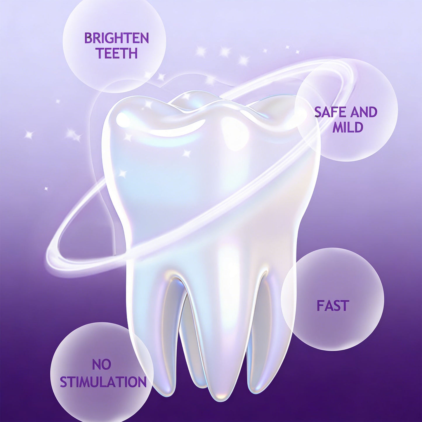 Purple Teeth Whitening Strips