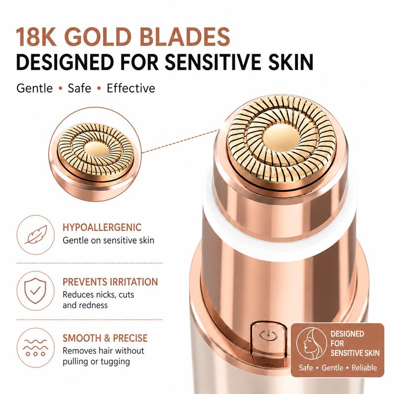 2-in-1 Women's Eyebrow and Facial Hair Removal Device