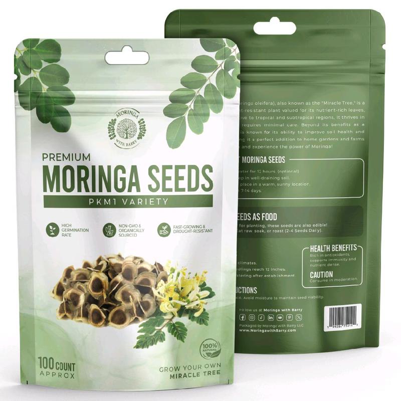 Smart 2-in-1 Edible & Plantable Moringa Oleifera Seeds