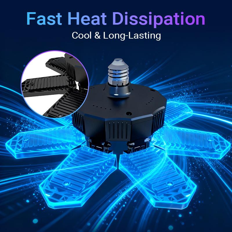 Smart 7+1 Deformable LED Garage & Shop Lights