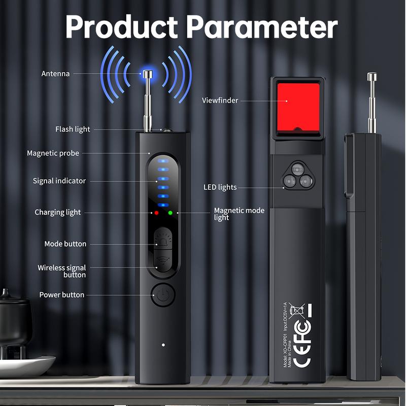 2026 Smart 4-in-1 Anti-Spy Hidden Camera Detector