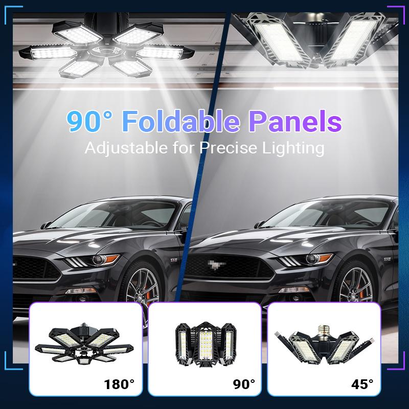 Smart 7+1 Deformable LED Garage & Shop Lights