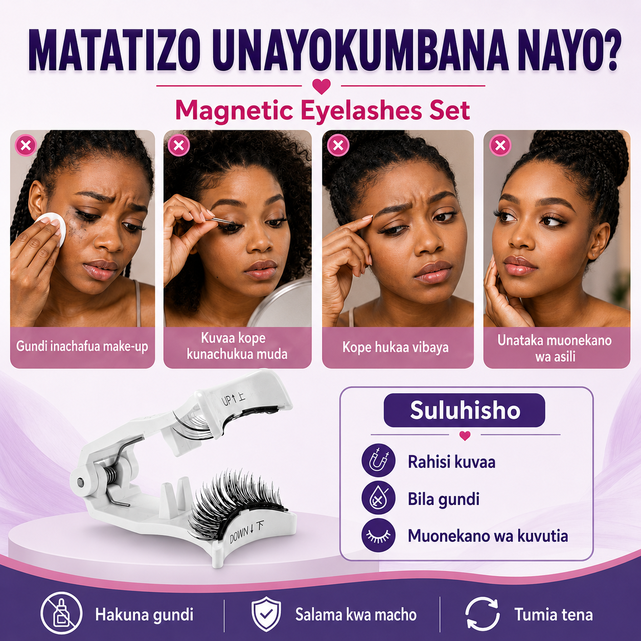 Magnetic Eyelashes Set